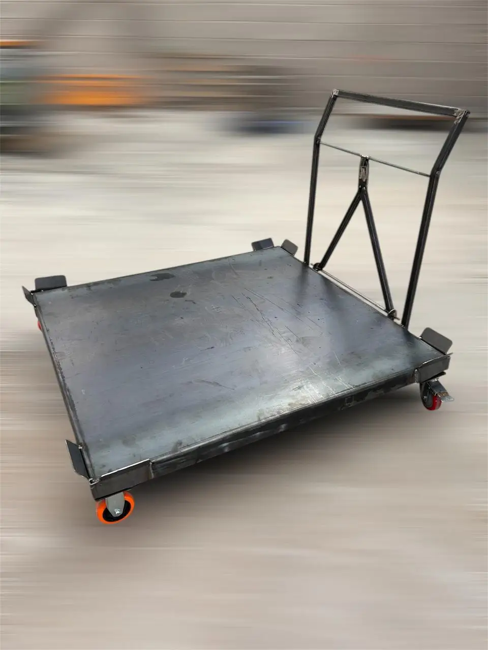 Carro metálico para manejo de materiales, fabricación MMERQ